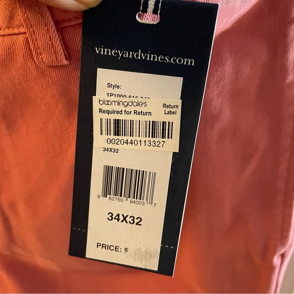 Vineyard Vines Classic Fit Club Twill Khakis Pants - Picture 8 of 8